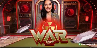 War Live Casino app screenshot